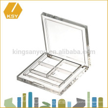 Caja cosmética transparente de la sombra de ojo de la venta caliente